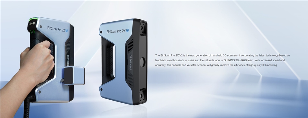 SHINING 3D EinScan Pro 2X V2 3D Scanner - Features