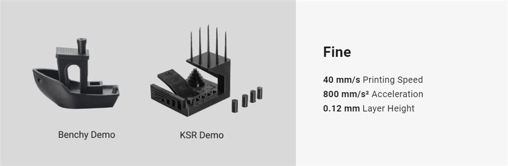 Snapmaker Artisan 3-in-1 3D Printer on Fine speed details