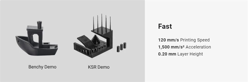 Snapmaker Artisan 3-in-1 3D Printer on Fast speed details