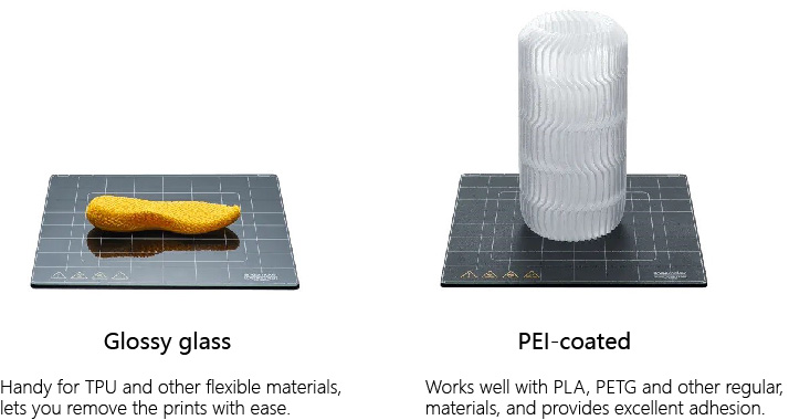 Snapmaker Artisan Glossy glass and PEI-coated