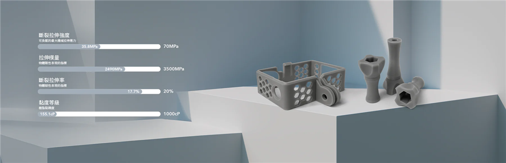 Phrozen Tough - ABS-like+ 3D Printing Resin Spec Phrozen Tough - ABS-like+ 3D Printing Resin Spec