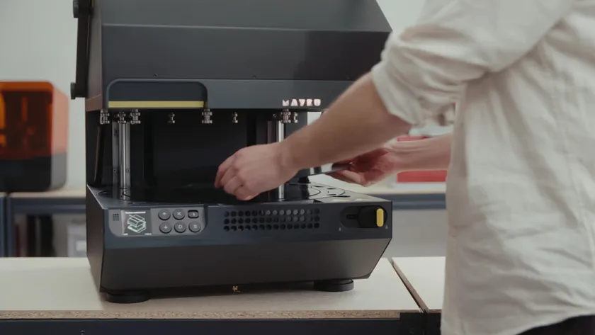 將4mm ABS平臺(tái)放入Mayku Multiplier中