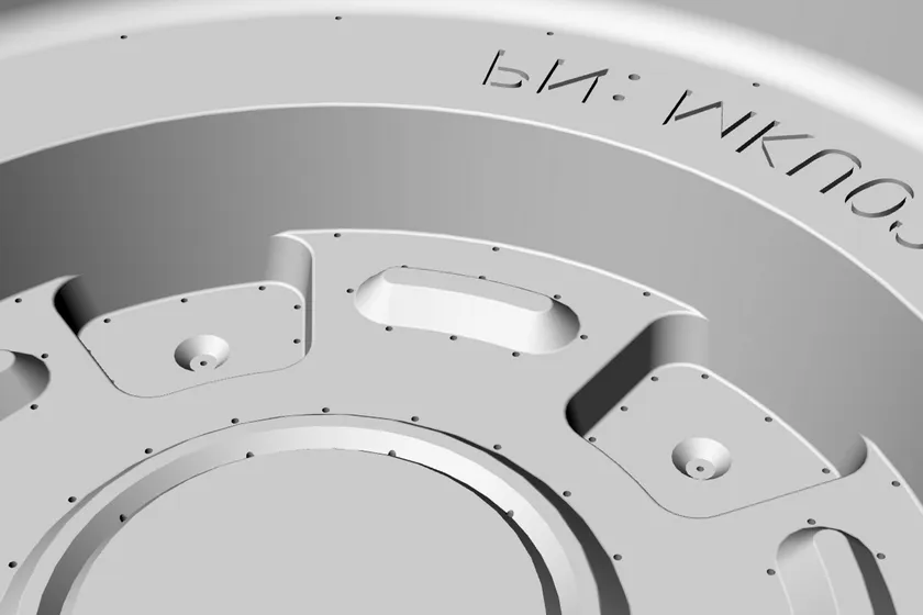 在汽車(chē)零部件模板上的通風(fēng)孔位置