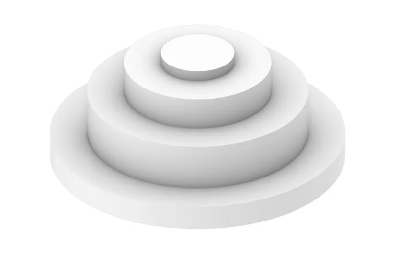 與Mayku Multiplier兼容的最大模板體積（直徑400mm）