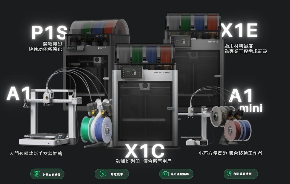 Bambu Lab 的 3D列印機 Bambu Lab 的 3D列印機