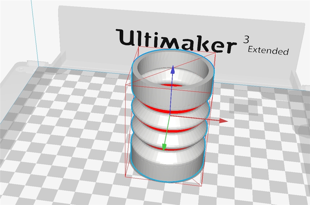 Ultimaker 3 Extended的軟硬材料新組合TPU-PLA - Cura