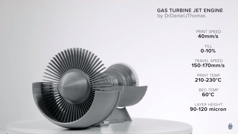 ultimaker printing jet engine