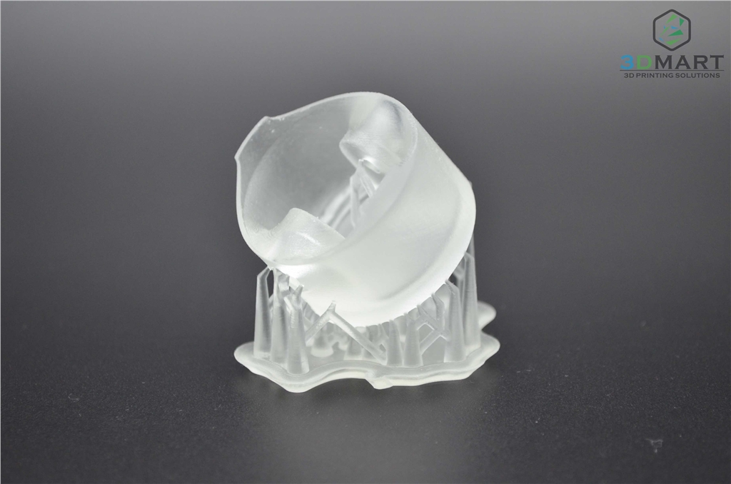 Formlabs SLA 3D列印機 Form 2 臺灣 開箱文章 成品未拆支撐 側(cè)視角 3DMART