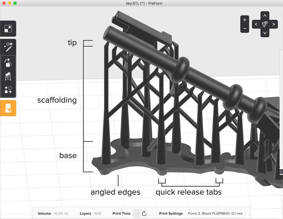 formlabs form2 preform切片軟體教學(xué) 支撐結(jié)構(gòu)  支撐結(jié)構(gòu)形式