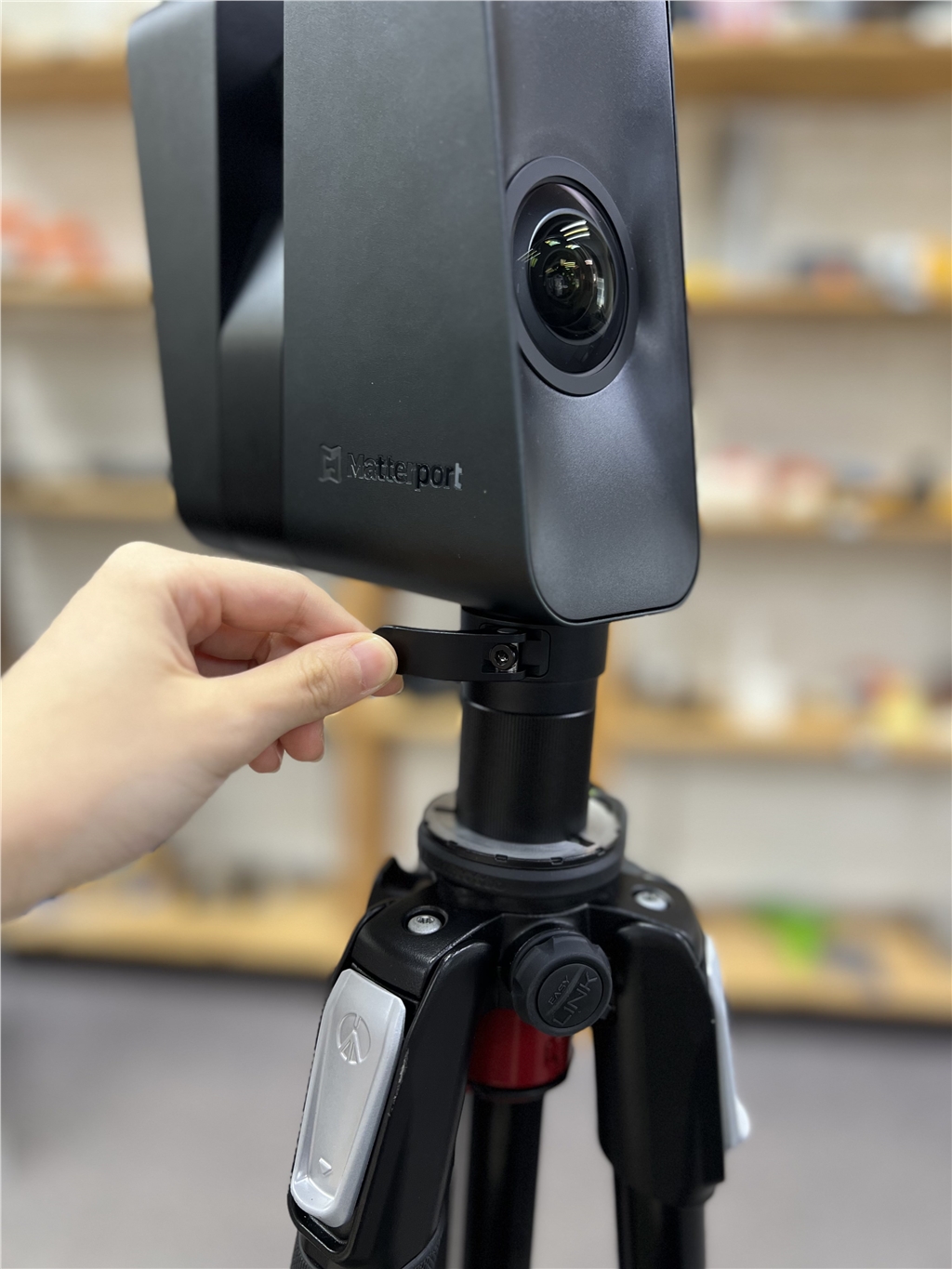 Matterport Pro3 3D 專用雲(yún)臺關上夾子固定掃描器