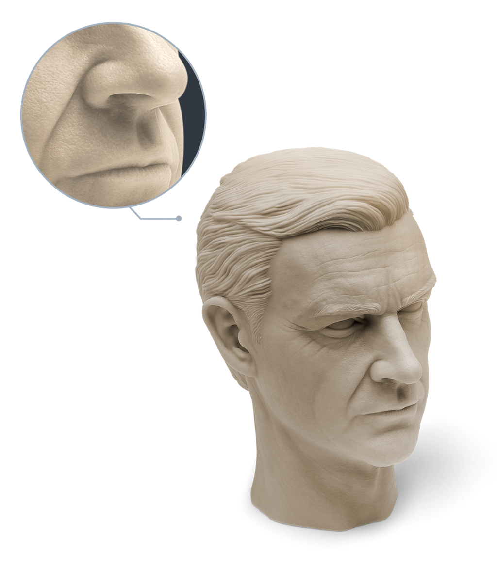 Phrozen香草色 8K 樹脂3D列印成品