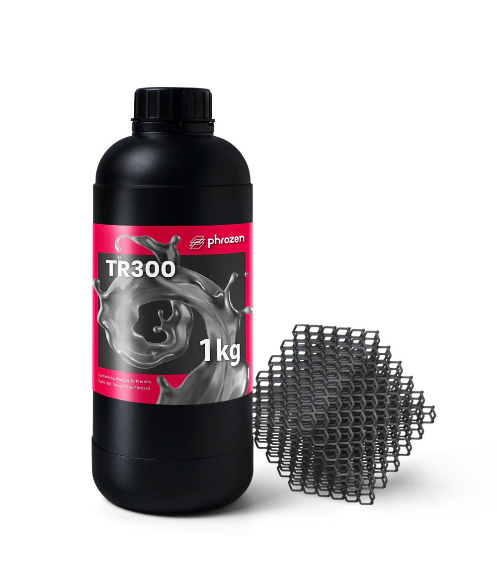 Phrozen TR300 超高耐溫樹(shù)脂與成品