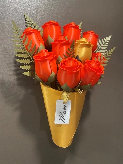 Bambu Lab 母親節(jié)設(shè)計(jì)節(jié) - 參賽作品：Bouquet Of Roses