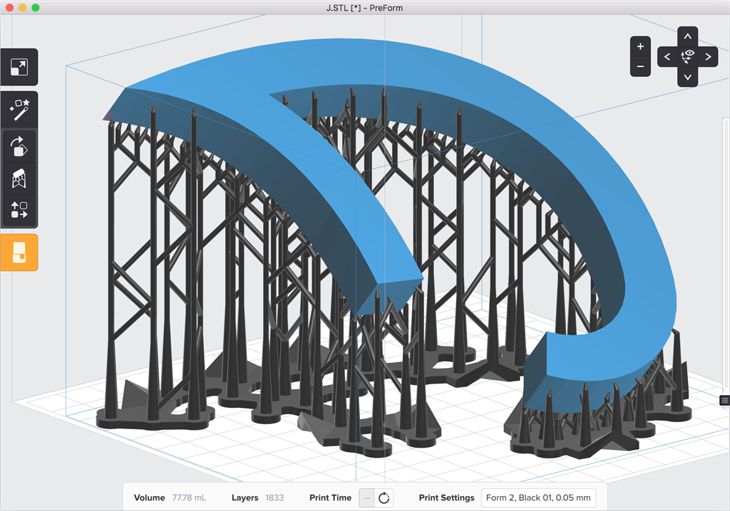 formlabs form2 preform切片軟體教學(xué) 旋轉(zhuǎn)物件 傾角大 formlabs form2 preform切片軟體教學(xué) 旋轉(zhuǎn)物件 傾角大
