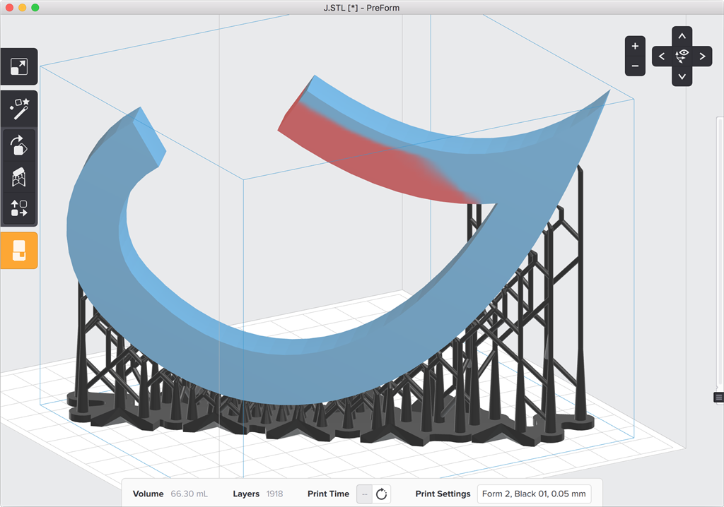 formlabs form2 preform切片軟體教學(xué) 支撐結(jié)構(gòu) 紅色區(qū)塊 formlabs form2 preform切片軟體教學(xué) 支撐結(jié)構(gòu) 紅色區(qū)塊